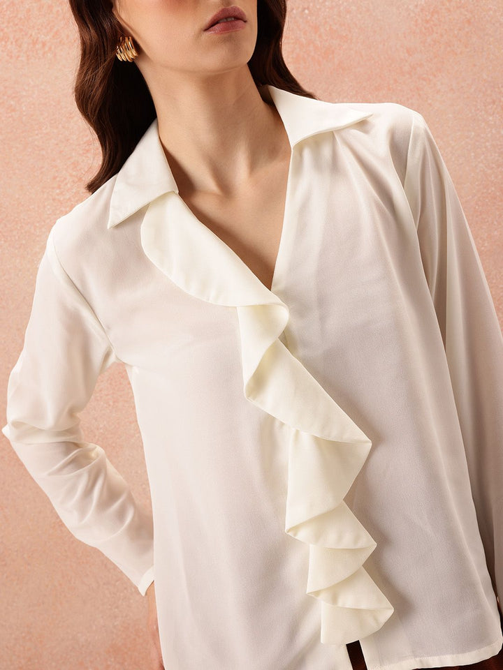 Semua Mengenai Anda Ruffles Baju Kasual