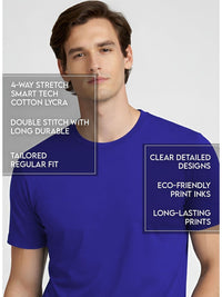 ADRO Men Sports Printed T-shirt