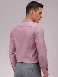 The Indian Garage Co. X Luxe Men Cutaway Collar Solid Slim Fit Formal Shirt