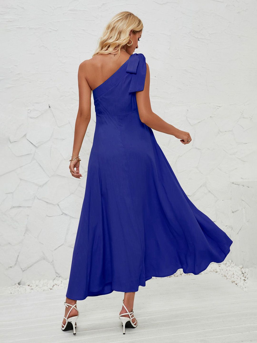 all about you Women One Shoulder Maxi Dress