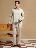 Baju Kasual Eszett Breezy Ethnic Motif Printed Spread Collar Cotton