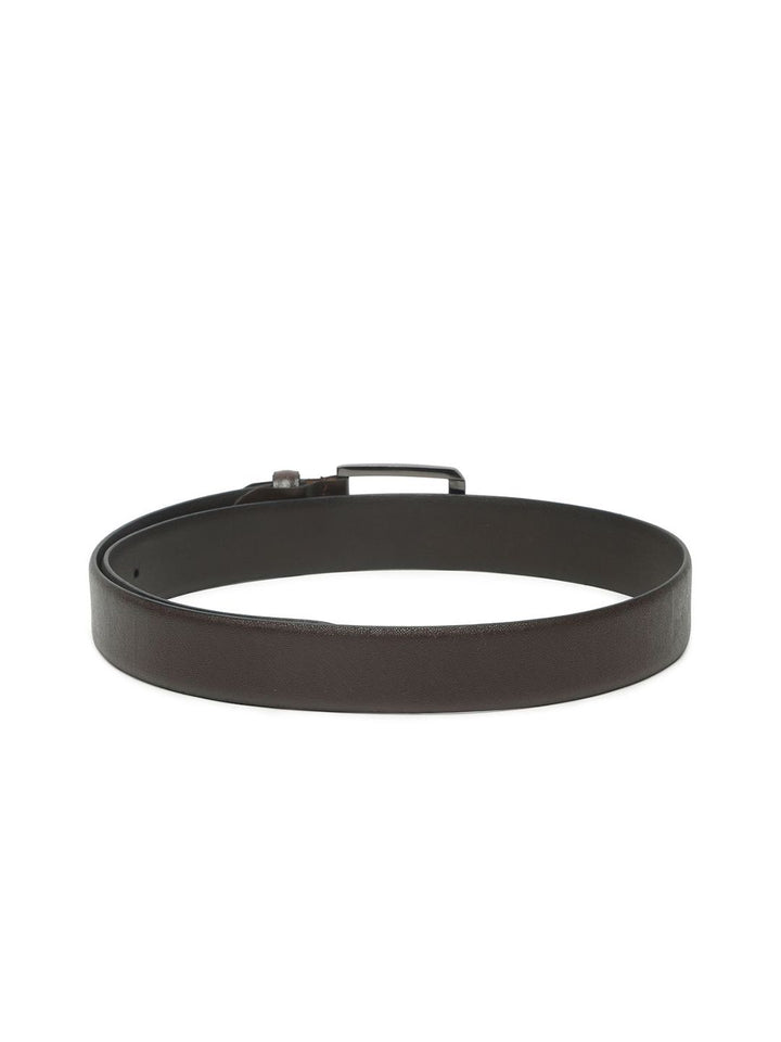 Teakwood Leathers Men Textured Leather Formal Belt