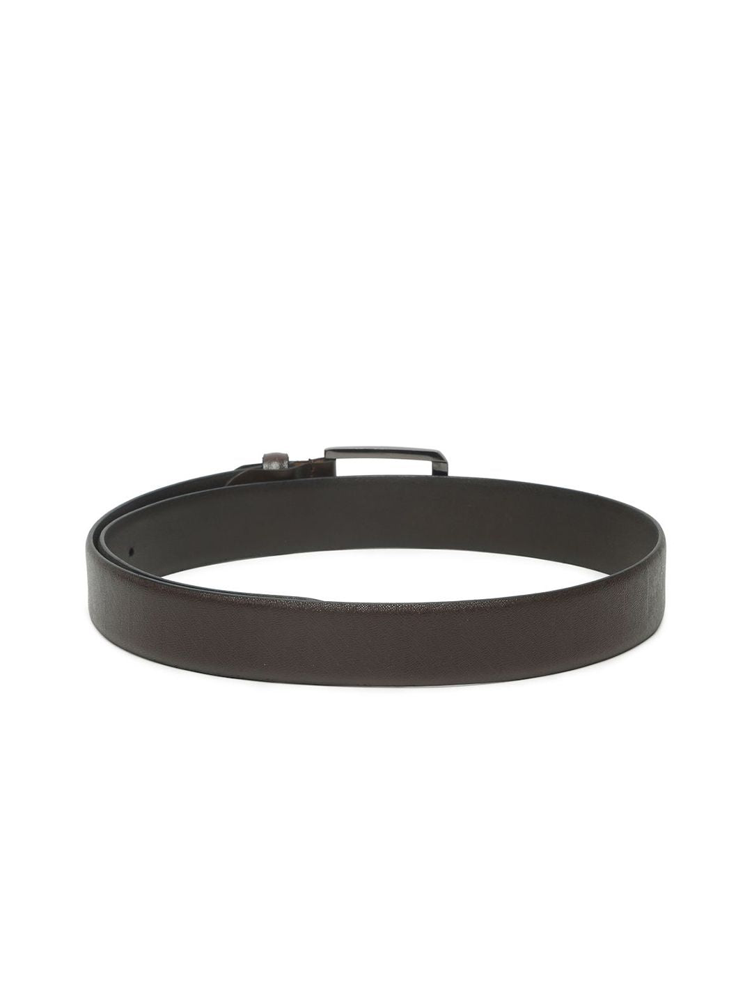 Teakwood Leathers Men Textured Leather Formal Belt