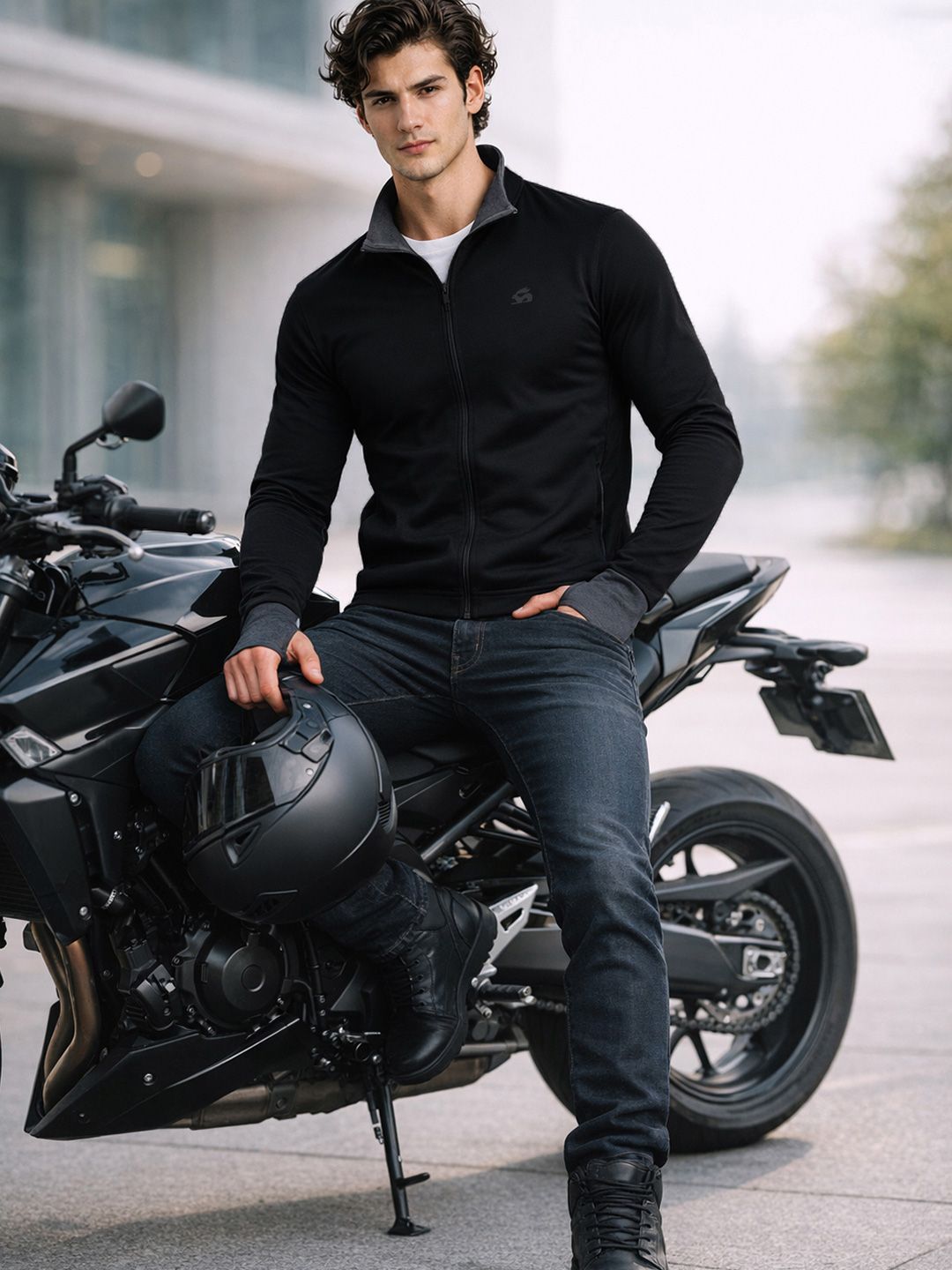 ADRO Men Lightweight Sporty Jacket