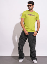 Being Human Men Typography Printed Round Neck Cotton Slim Fit T-shirt