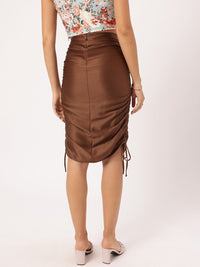 DressBerry Razzle Dazzle Drawstring-Detail Pencil Skirt