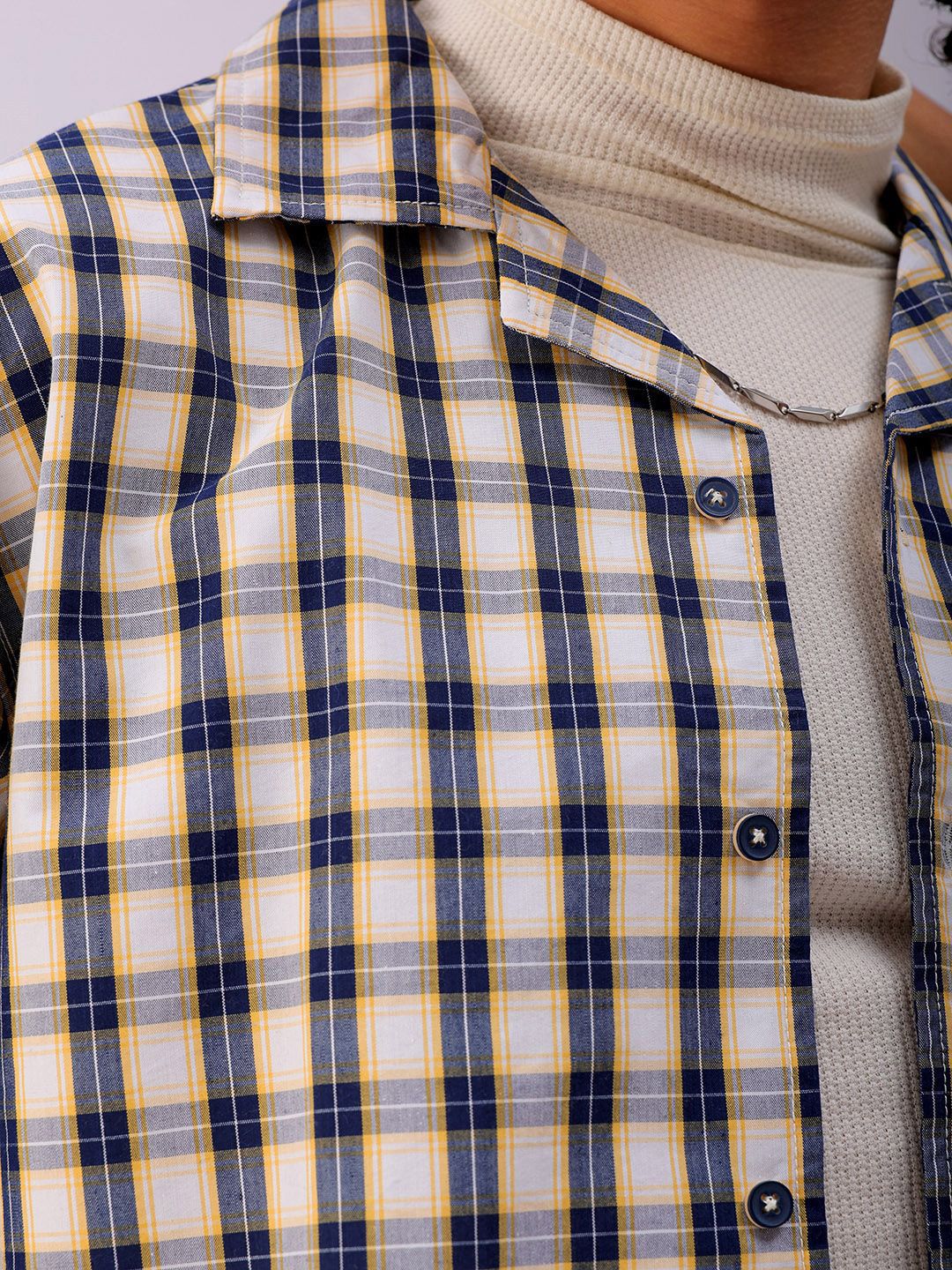 The Indian Garage Co Men Boxy Opaque Checked Casual Shirt