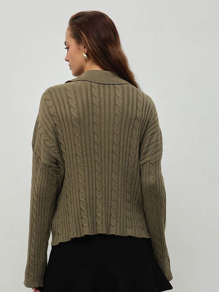 STREET 9 Women Cable Knit Pullover