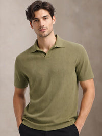 ADRO Men Polo Collar T-shirt