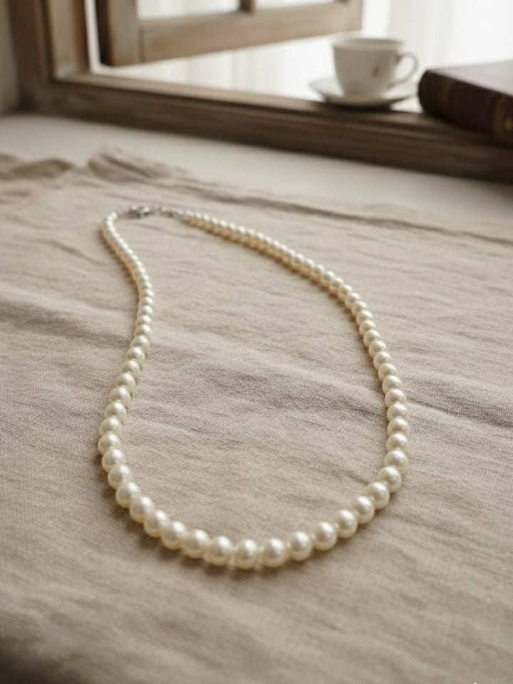 PANASH Pearls Beaded Minimal Necklace