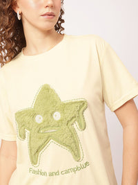 DressBerry Witty Wear Applique T-shirt