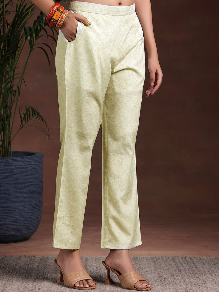Libas Floral Printed Straight Kurta with Trousers & Dupatta