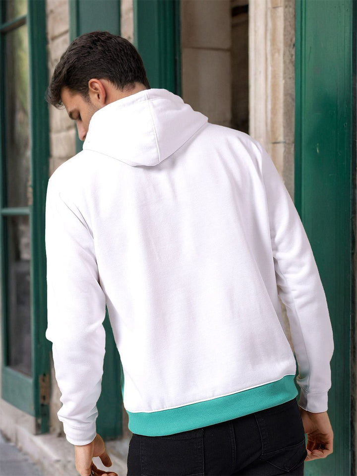 The Indian Garage Co Typography Printed Hooded Sweatshirt