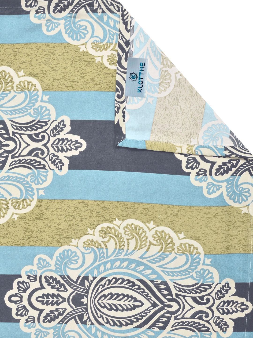 KLOTTHE Multi Floral  300 TC Super King Fine Bedsheets