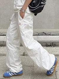 DressBerry Women Loose Fit Parachute Trousers