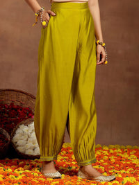 Libas Floral Embroidered Sequinned Straight Kurta with Salwar & With Dupatta
