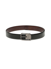 Teakwood Leathers Men Textured Leather Reversible Formal Belt