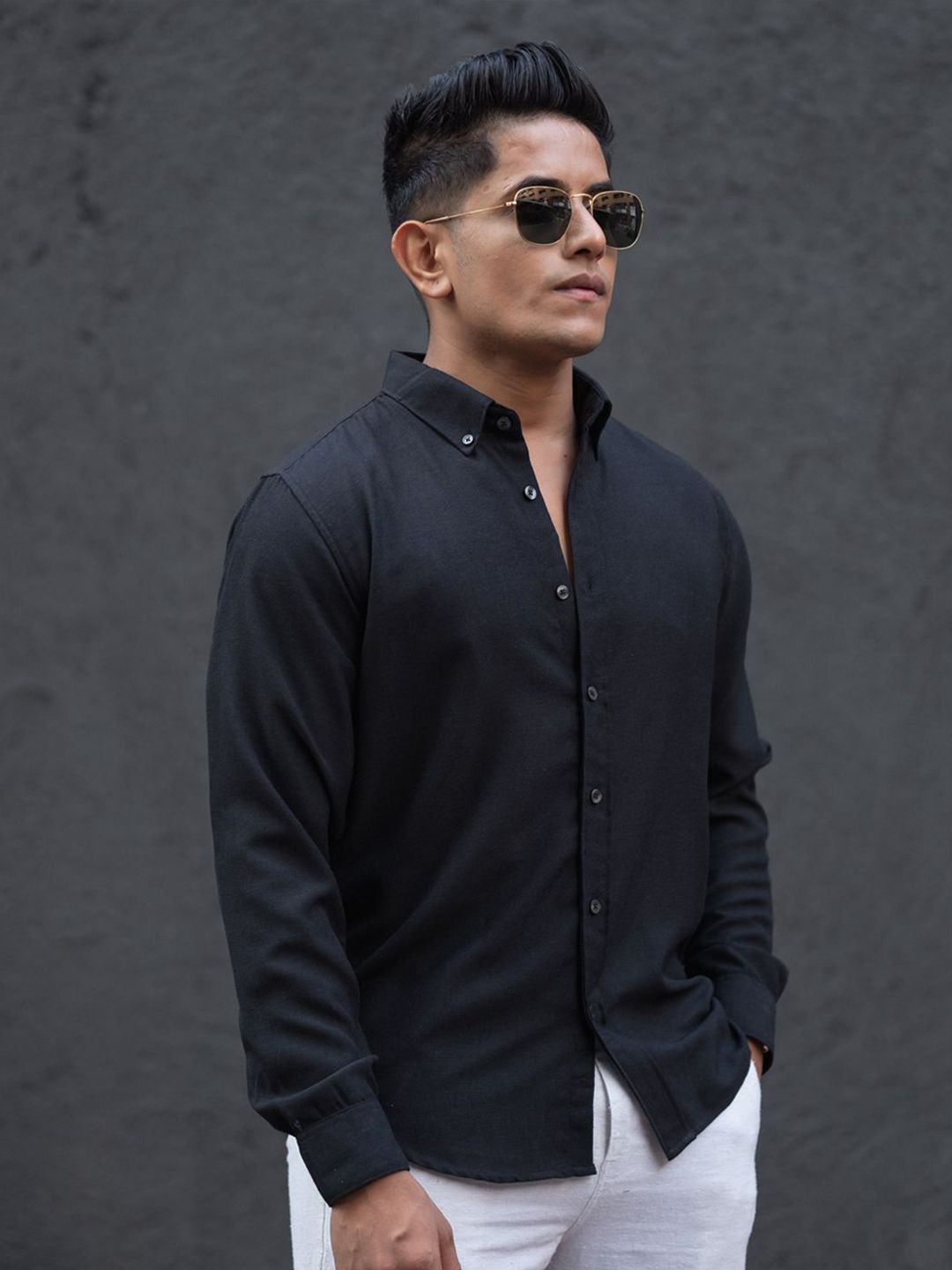 Powerlook Men Opaque Casual Shirt