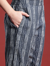 Anouk Bandhani Printed Pure Cotton Kurta with Trousers & Dupatta