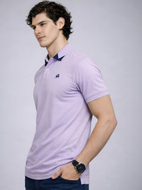T-shirt Kolar Polo Logo Jenama ADRO Lelaki