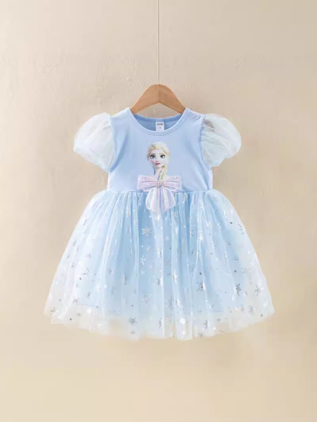 YK Floral Print Fit & Flare Dress