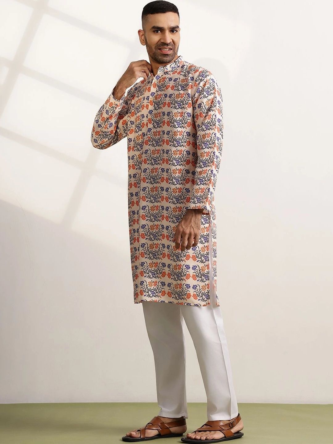 Anouk Men Floral Printed Floral Kurta