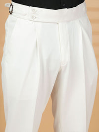 Moda Rapido Men Slim Fit Easy Wash Pleated Trousers