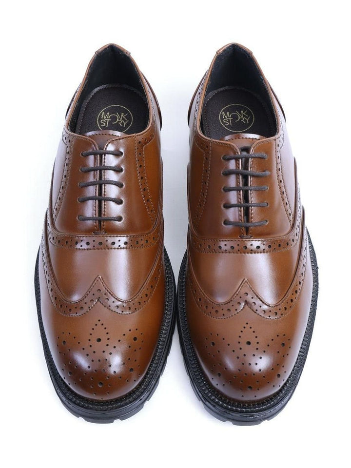 MONKSTORY Men Atelier 1890 Oxford Formal Brogues
