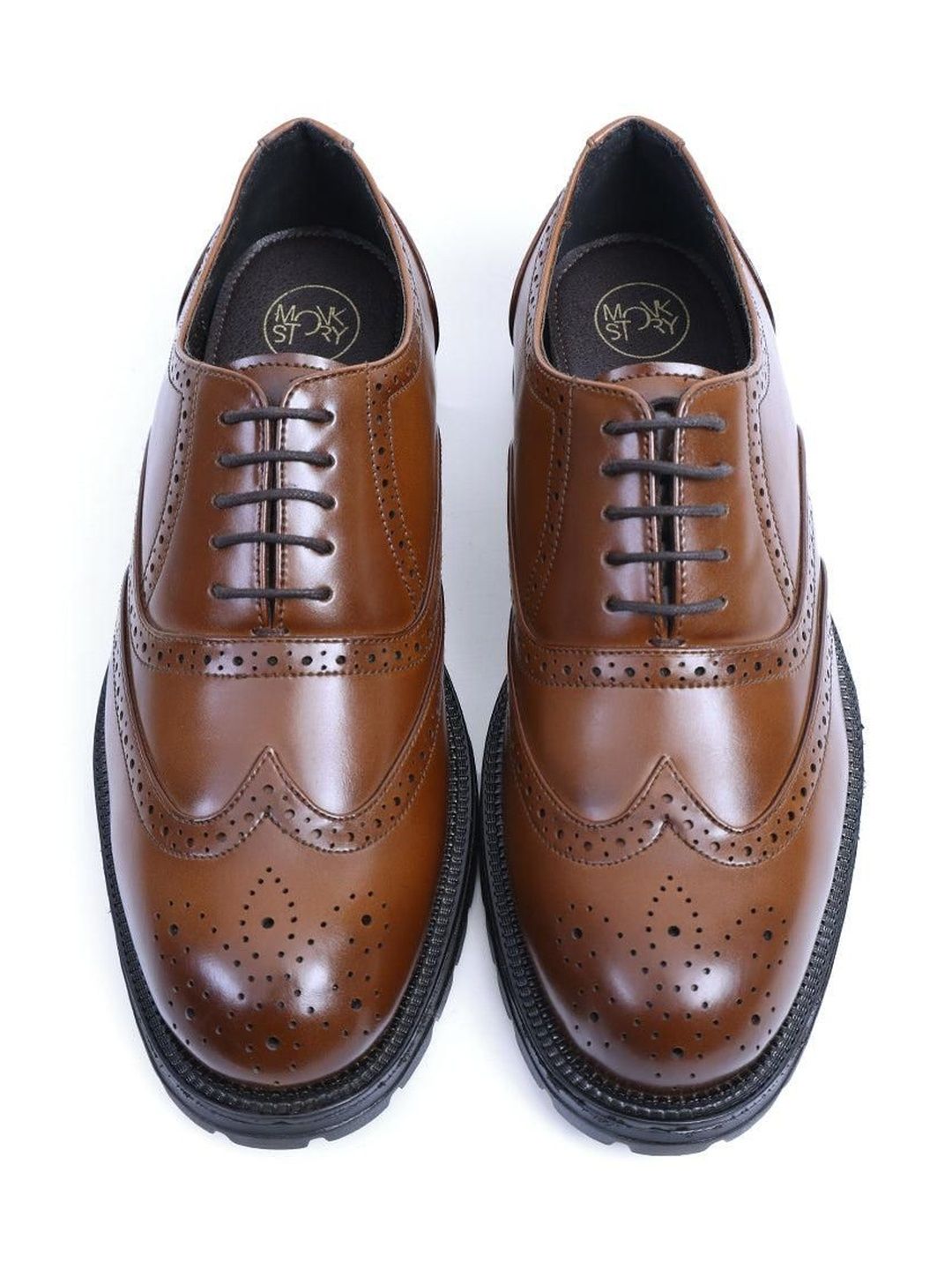 MONKSTORY Men Atelier 1890 Oxford Formal Brogues