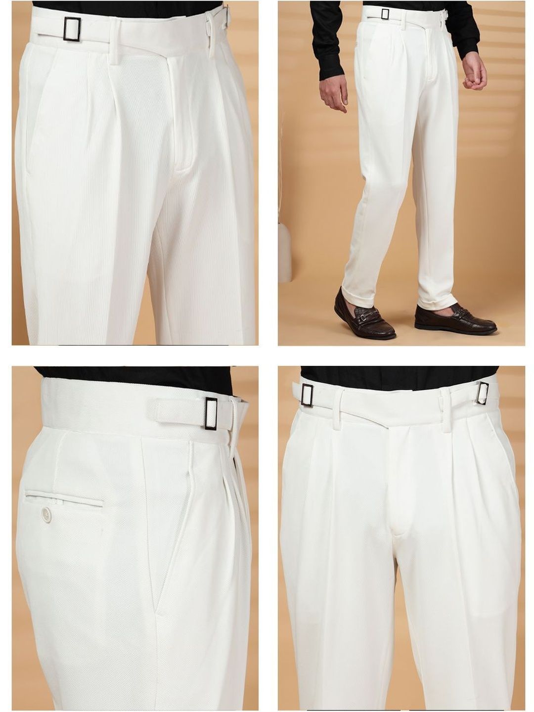 Moda Rapido Men Easy Wash Pleated Trousers