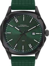 French Connection Men French Connection Dial & Textured Straps Analogue Watch - FCH01GR