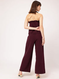 DressBerry Girlboss Glam Tie-Up Open-Back High Neck Co-Ords