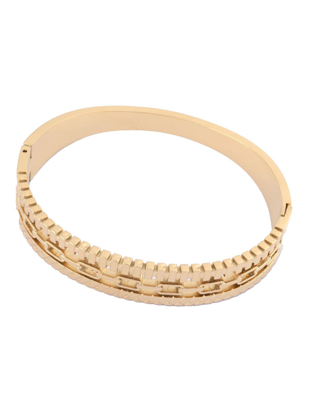 VOGUE PANASH Women Brass Gold-Plated Bangle-Style Bracelet