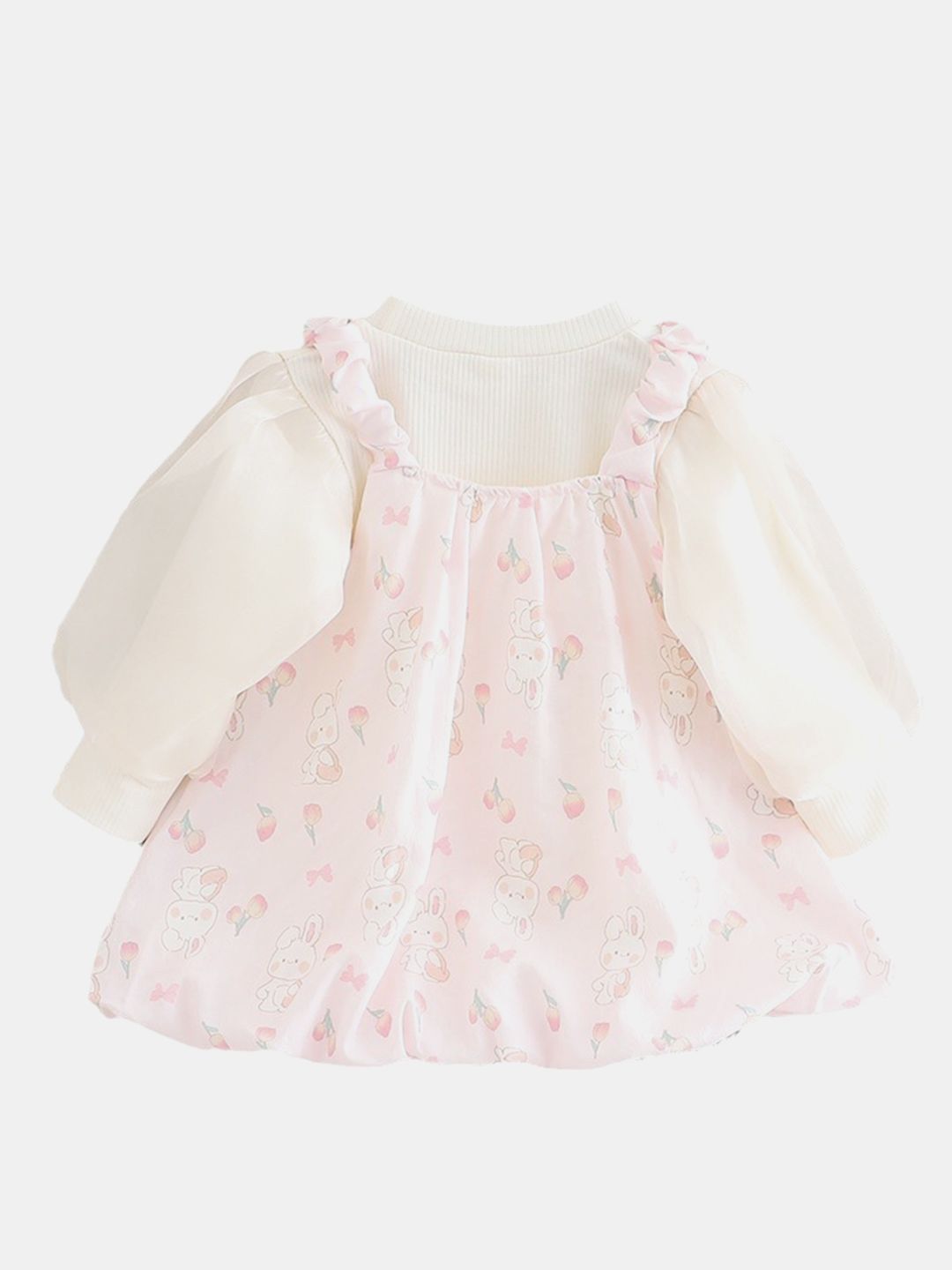 YK Floral Print A-Line Dress