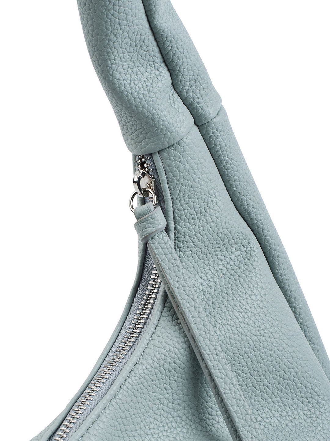 Lino Perros Women Textured Half Moon Handheld Bag