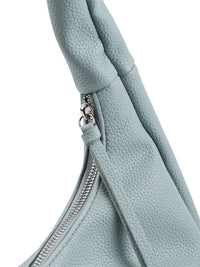 Lino Perros Women Textured Half Moon Handheld Bag