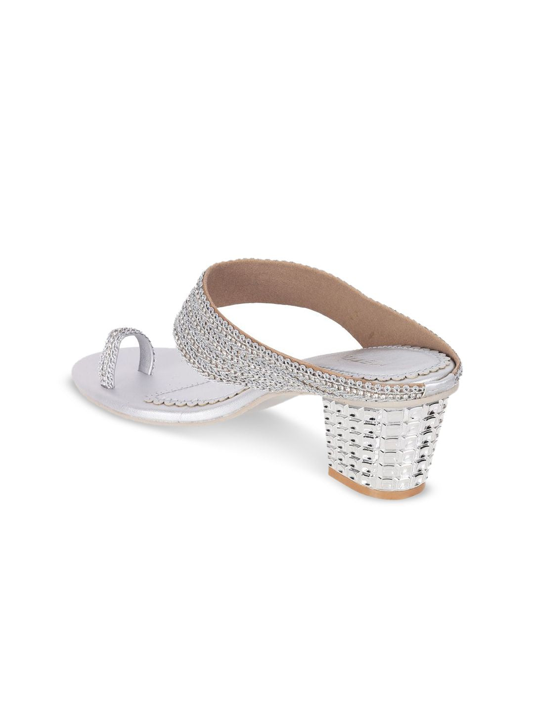 Metro Women Ethnic - Embellished Block Sandals