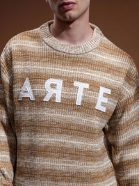 HIGHLANDER Men Cable Knit Pullover Sweater