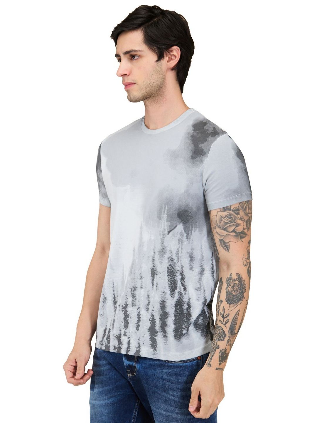 Being Human Men Printed Slim Fit T-shirt
