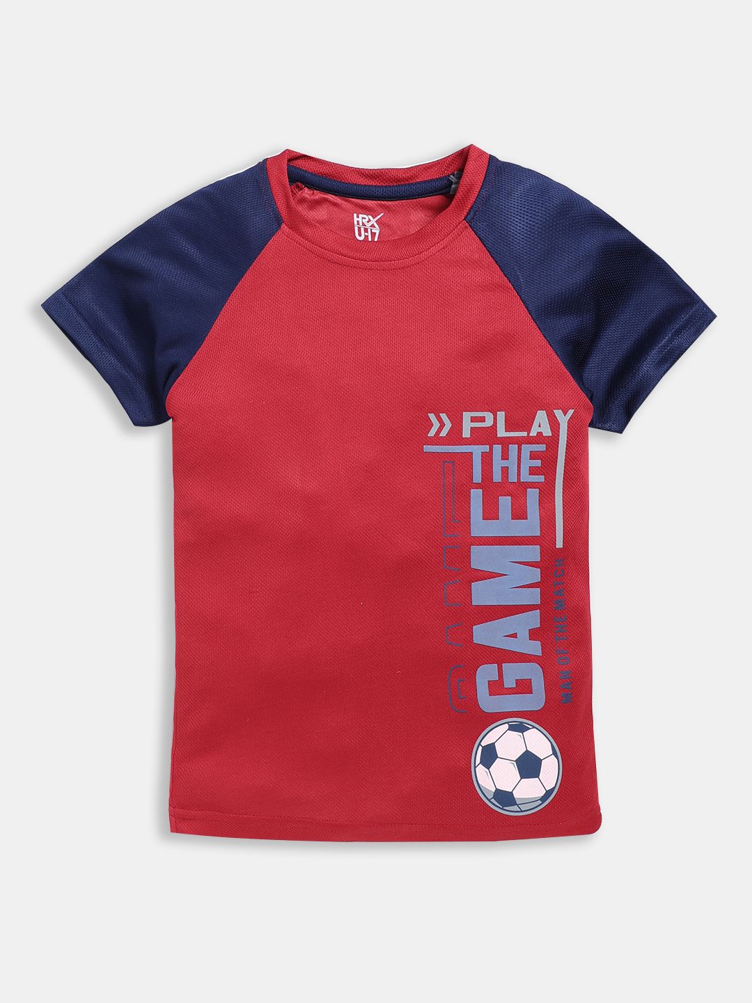 HRX by Hrithik Roshan Boys Typography Printed T-shirt