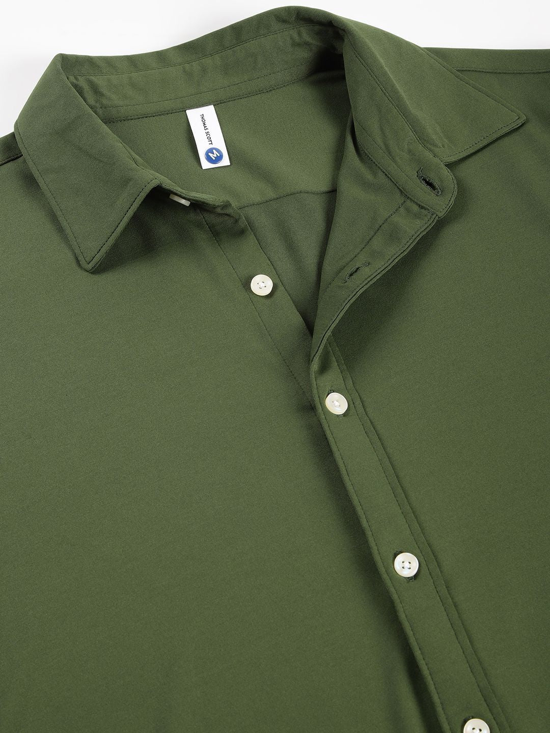 Thomas Scott Men Premium Slim Fit Opaque Casual Shirt