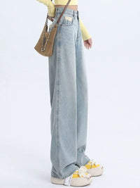DressBerry Women Straight Fit High-Rise Light Fade Jeans