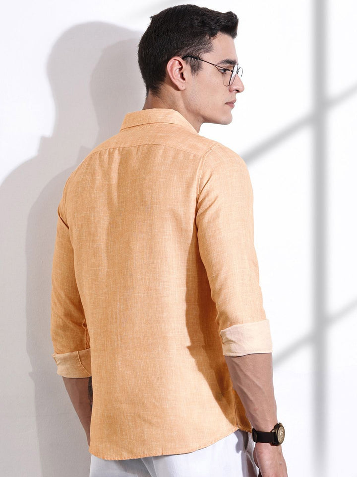 Thomas Scott Men Classic Slim Fit Opaque Casual Shirt