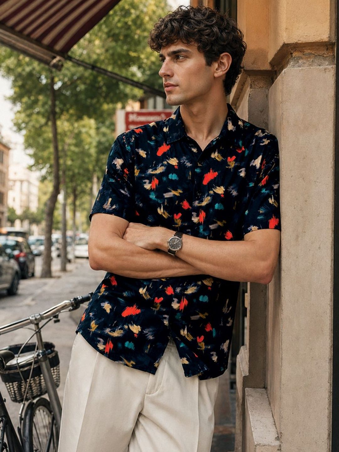 ADRO Men Standard Printed Casual Shirt
