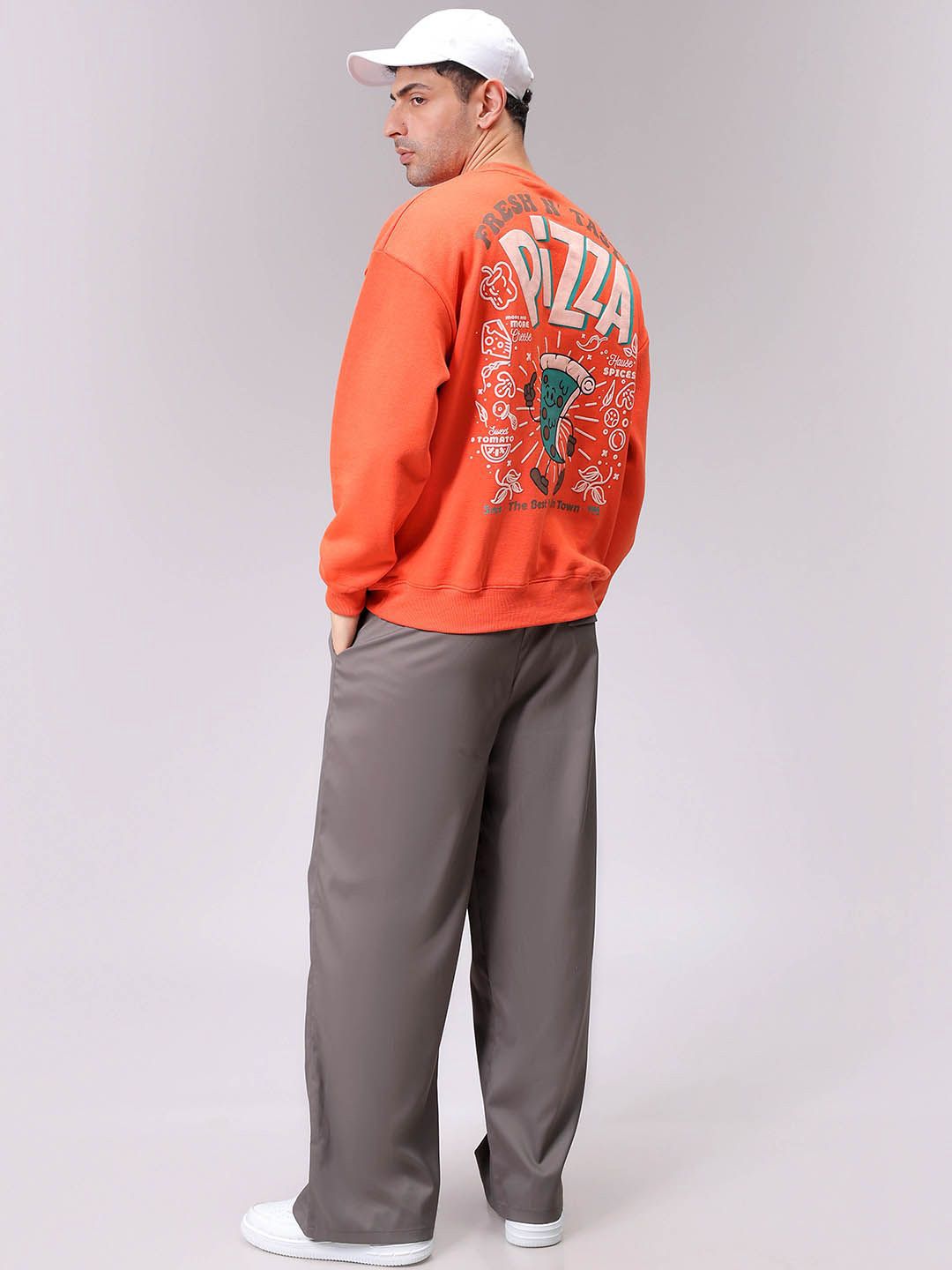 The Indian Garage Co Men Typography Printed Sweatshirt