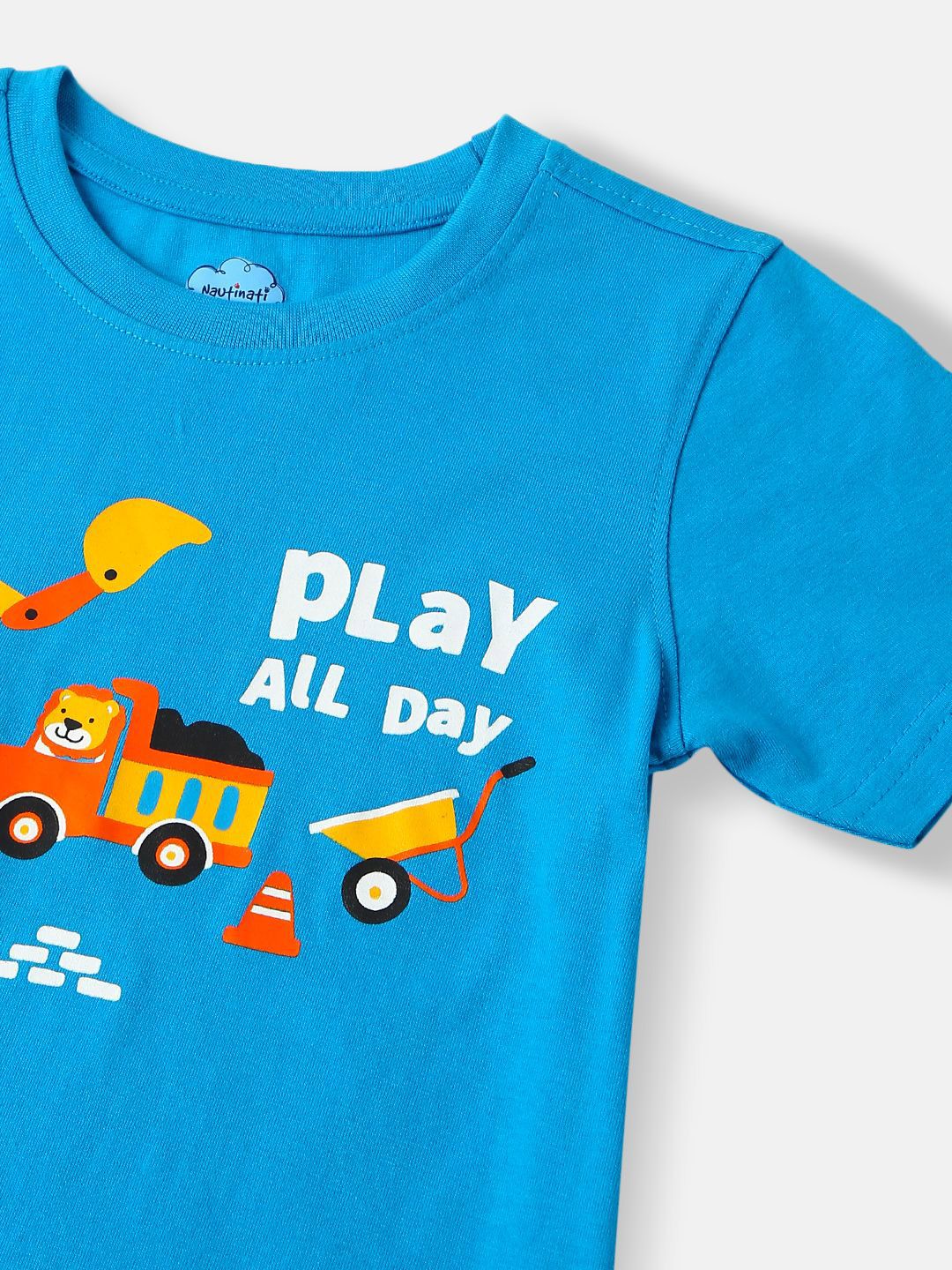 Nauti Nati Boys 2 Printed Bio Finish T-shirt
