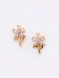 DressBerry Gold-Plated Contemporary Drop Earrings