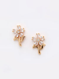 DressBerry Gold-Plated Contemporary Drop Earrings