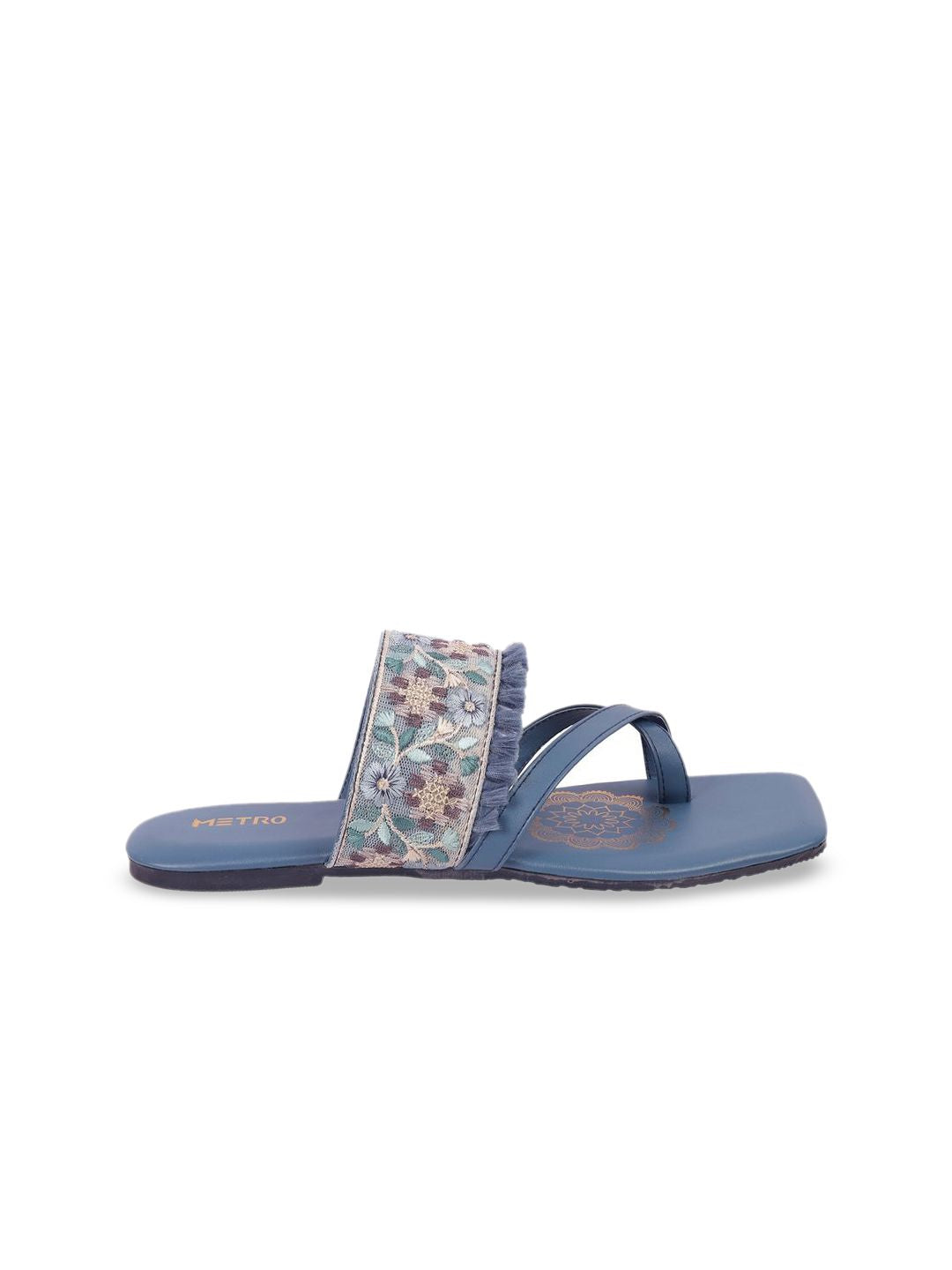 Metro Women Printed One Toe Flats