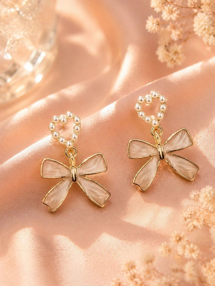 VOGUE PANASH Heart Shaped Drop Earrings